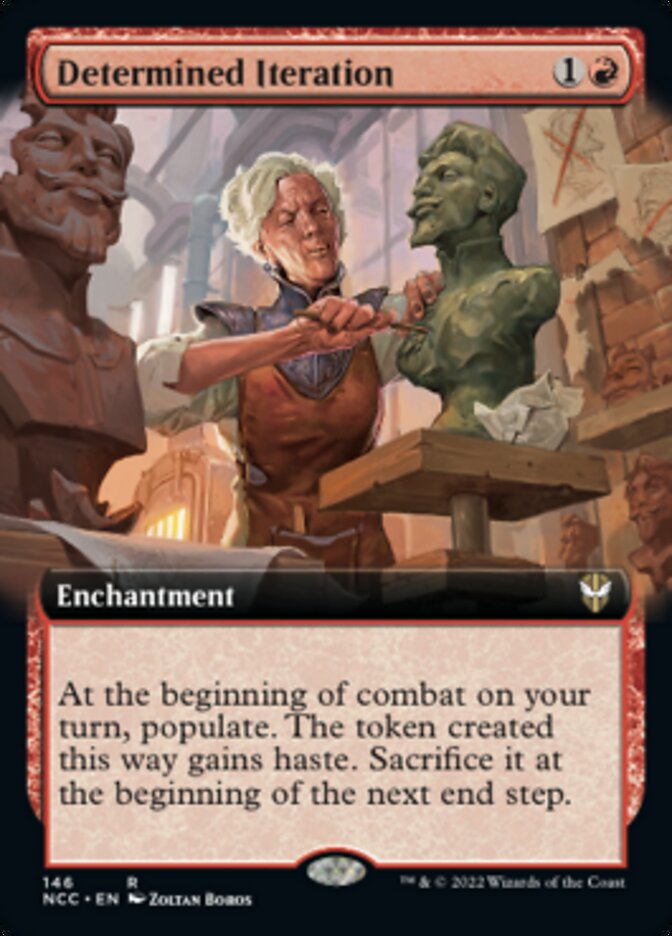 Determined Iteration (Extended Art) [Streets of New Capenna Commander] | Silver Goblin