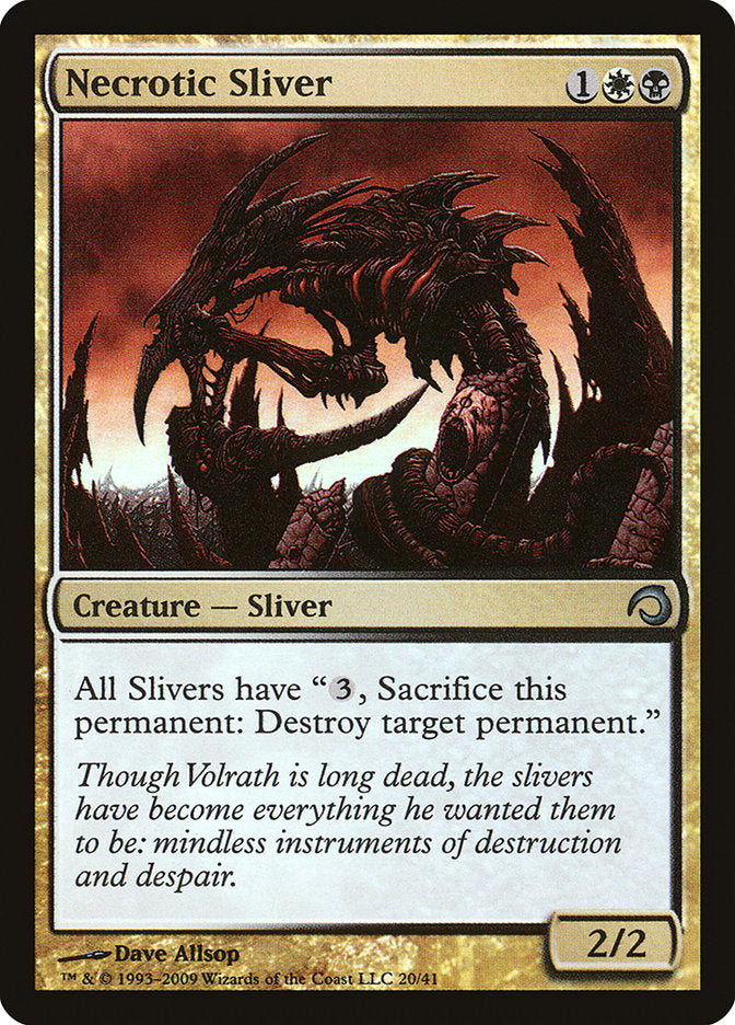 Necrotic Sliver [Premium Deck Series: Slivers] | Silver Goblin
