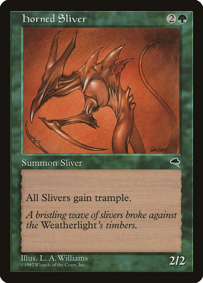 Horned Sliver [Tempest] | Silver Goblin