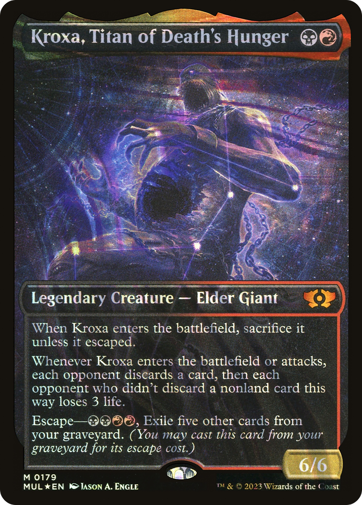Kroxa, Titan of Death's Hunger (Halo Foil) [Multiverse Legends] | Silver Goblin