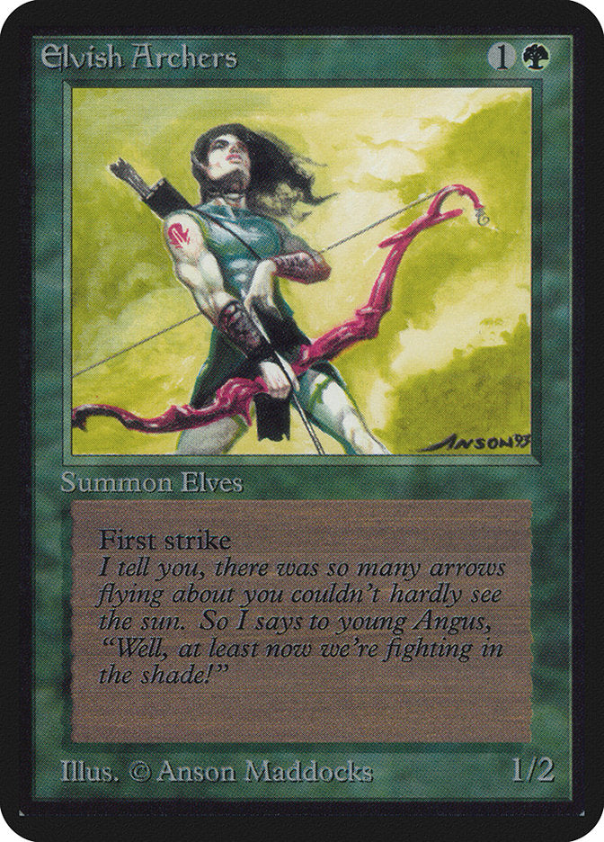 Elvish Archers [Alpha Edition] | Silver Goblin