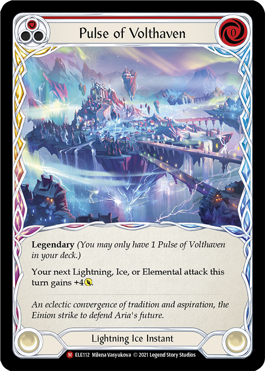 Pulse of Volthaven [ELE112] (Tales of Aria)  1st Edition Cold Foil | Silver Goblin