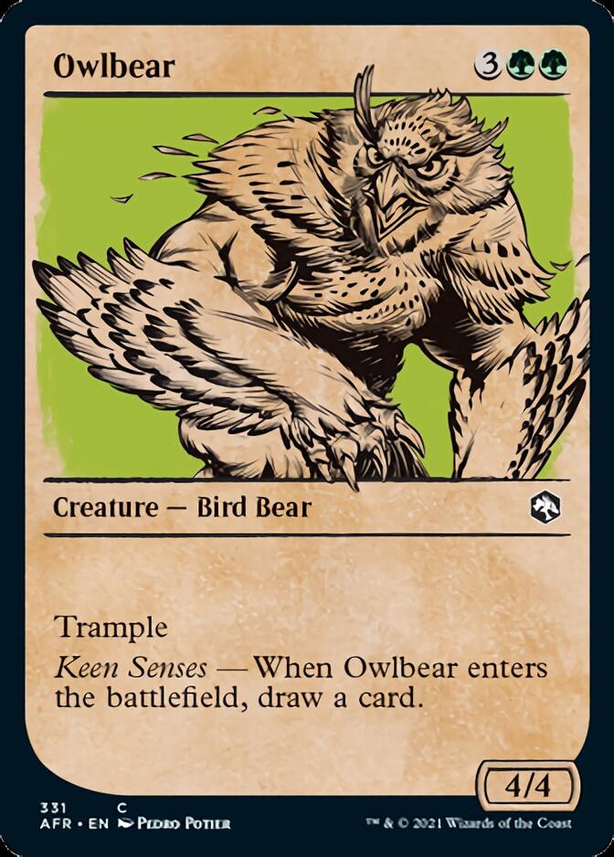 Owlbear (Showcase) [Dungeons & Dragons: Adventures in the Forgotten Realms] | Silver Goblin