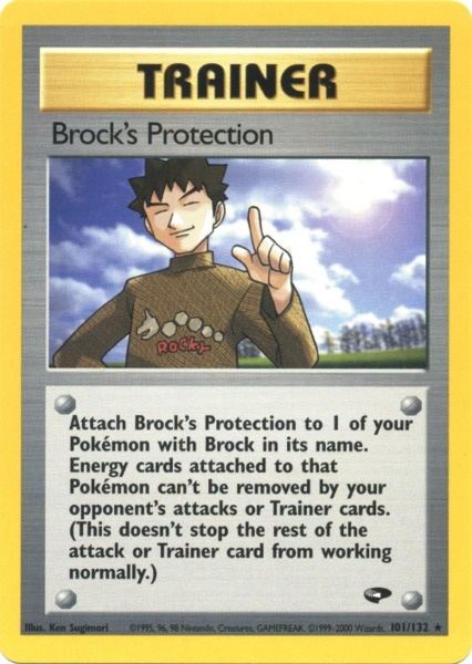 Brock's Protection (101/132) [Gym Challenge Unlimited] | Silver Goblin