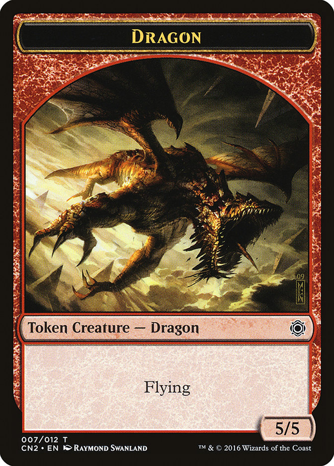 Dragon Token [Conspiracy: Take the Crown Tokens] | Silver Goblin