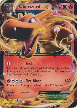 Charizard EX (11/106) (Jumbo Card) [XY: Flashfire] | Silver Goblin