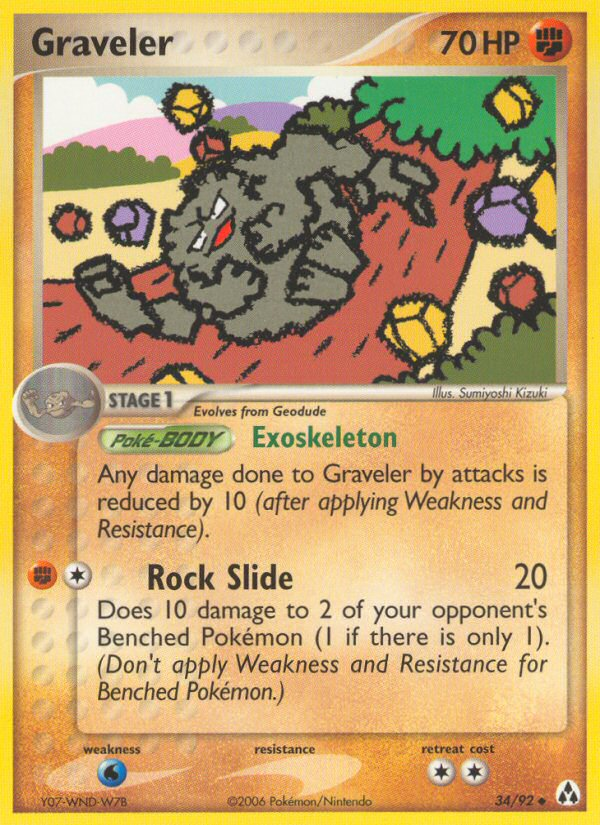Graveler (34/92) [EX: Legend Maker] | Silver Goblin