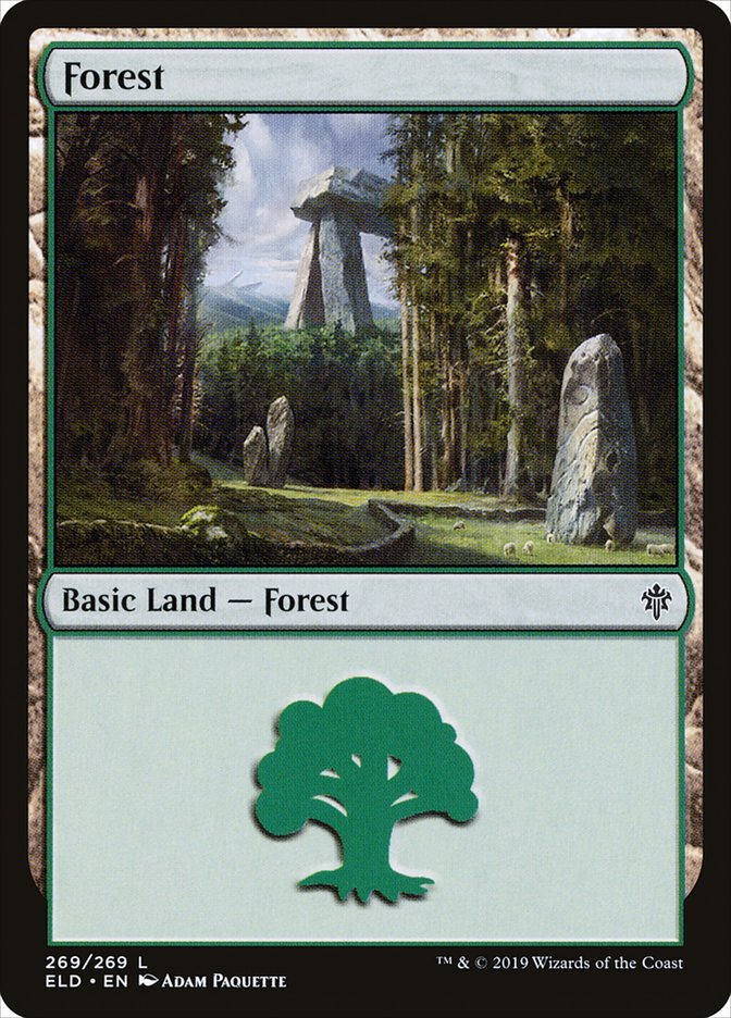 Forest (269) [Throne of Eldraine] | Silver Goblin
