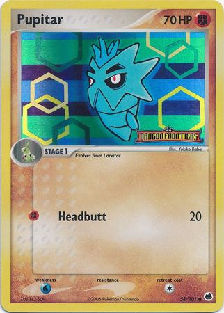 Pupitar (58/101) (Stamped) [EX: Dragon Frontiers] | Silver Goblin