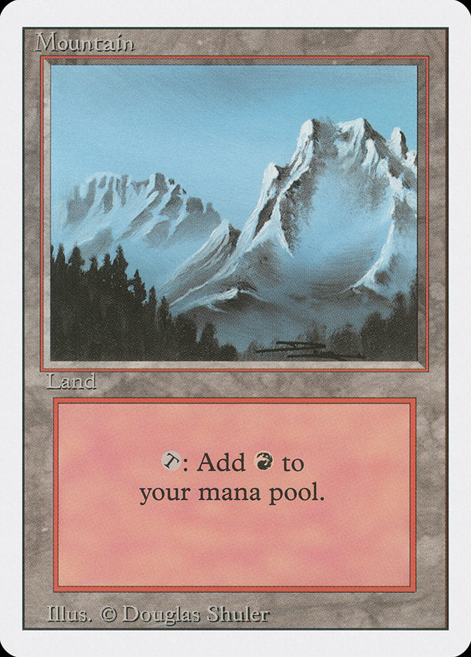 Mountain (Snow Top / Highest Point on Right) [Revised Edition] | Silver Goblin