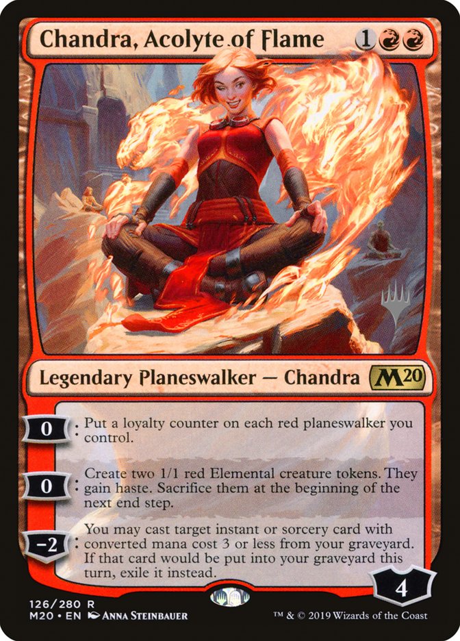 Chandra, Acolyte of Flame (Promo Pack) [Core Set 2020 Promos] | Silver Goblin