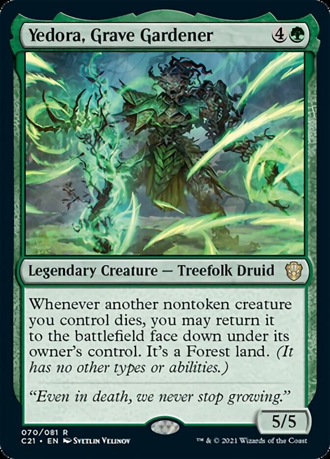 Yedora, Grave Gardener [Commander 2021] | Silver Goblin