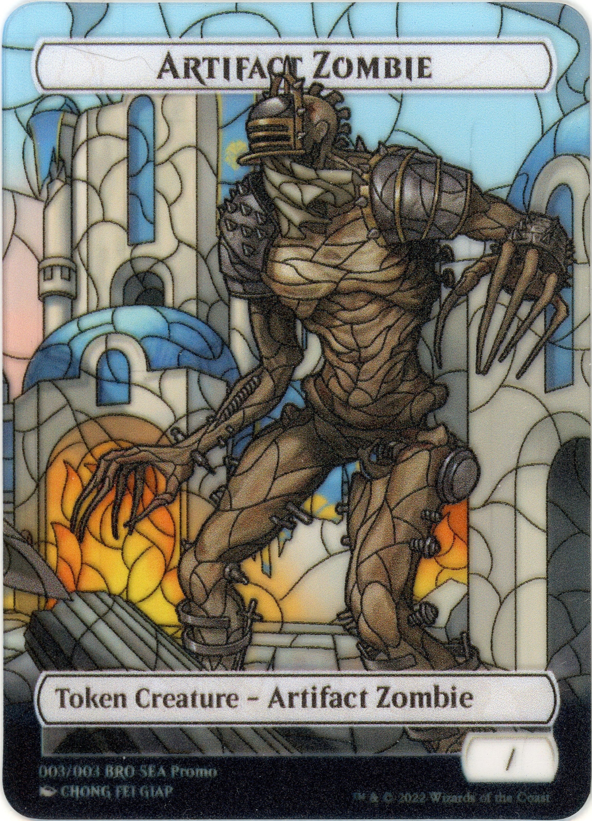 Artifact Zombie Token (SEA Exclusive) [The Brothers' War Tokens] | Silver Goblin