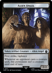 Alien Angel // Alien Insect Double-Sided Token [Doctor Who Tokens] | Silver Goblin
