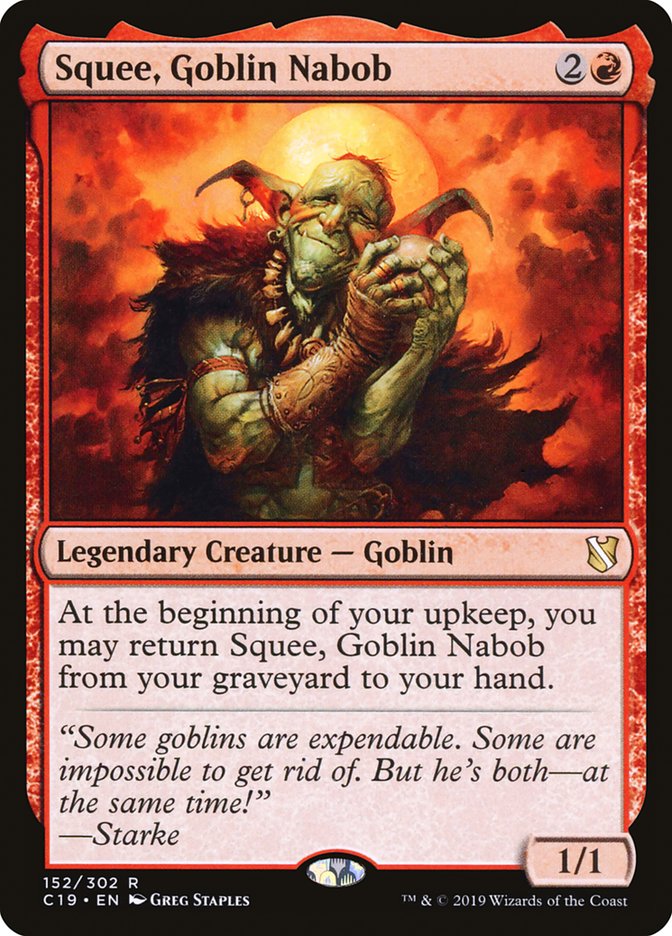 Squee, Goblin Nabob [Commander 2019] | Silver Goblin