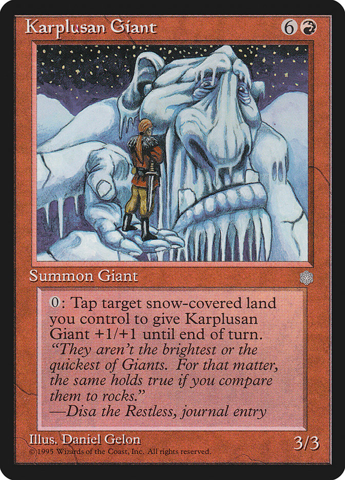 Karplusan Giant [Ice Age] | Silver Goblin