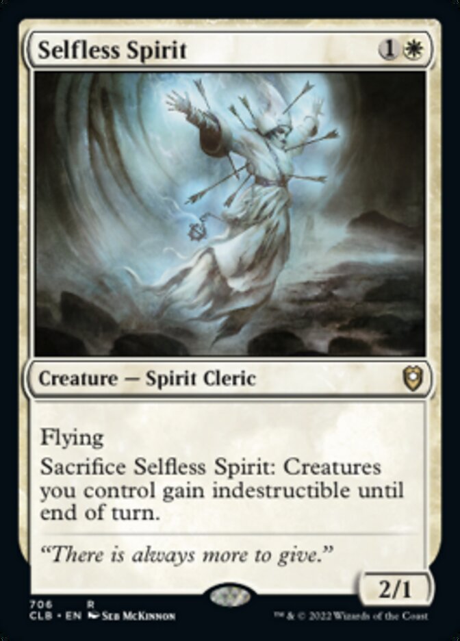 Selfless Spirit [Commander Legends: Battle for Baldur's Gate] | Silver Goblin