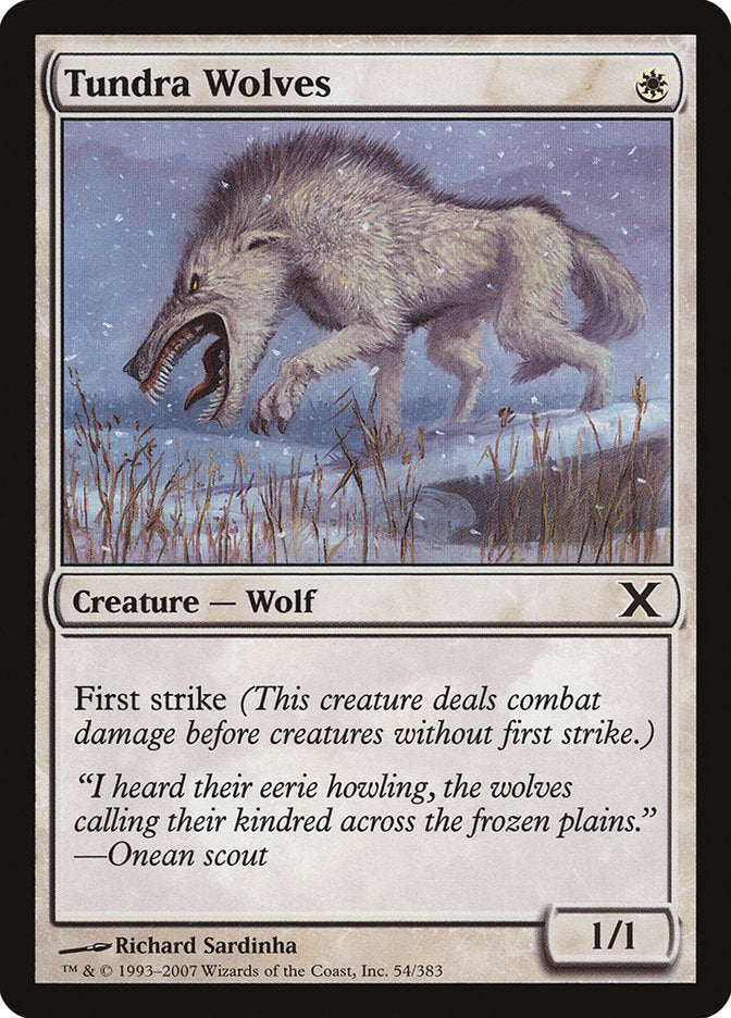 Tundra Wolves [Tenth Edition] | Silver Goblin