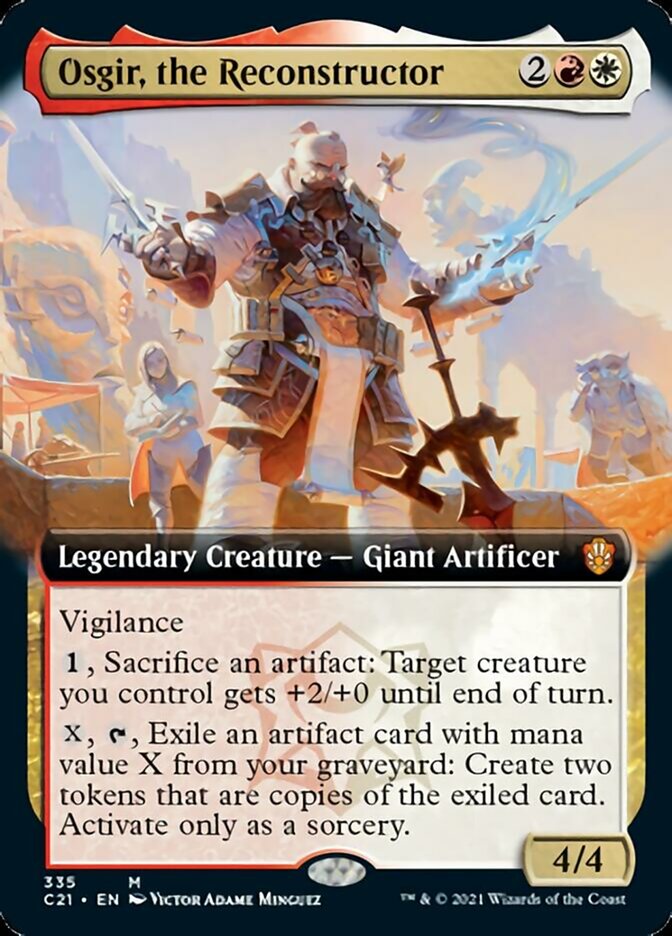 Osgir, the Reconstructor (Extended Art) [Commander 2021] | Silver Goblin