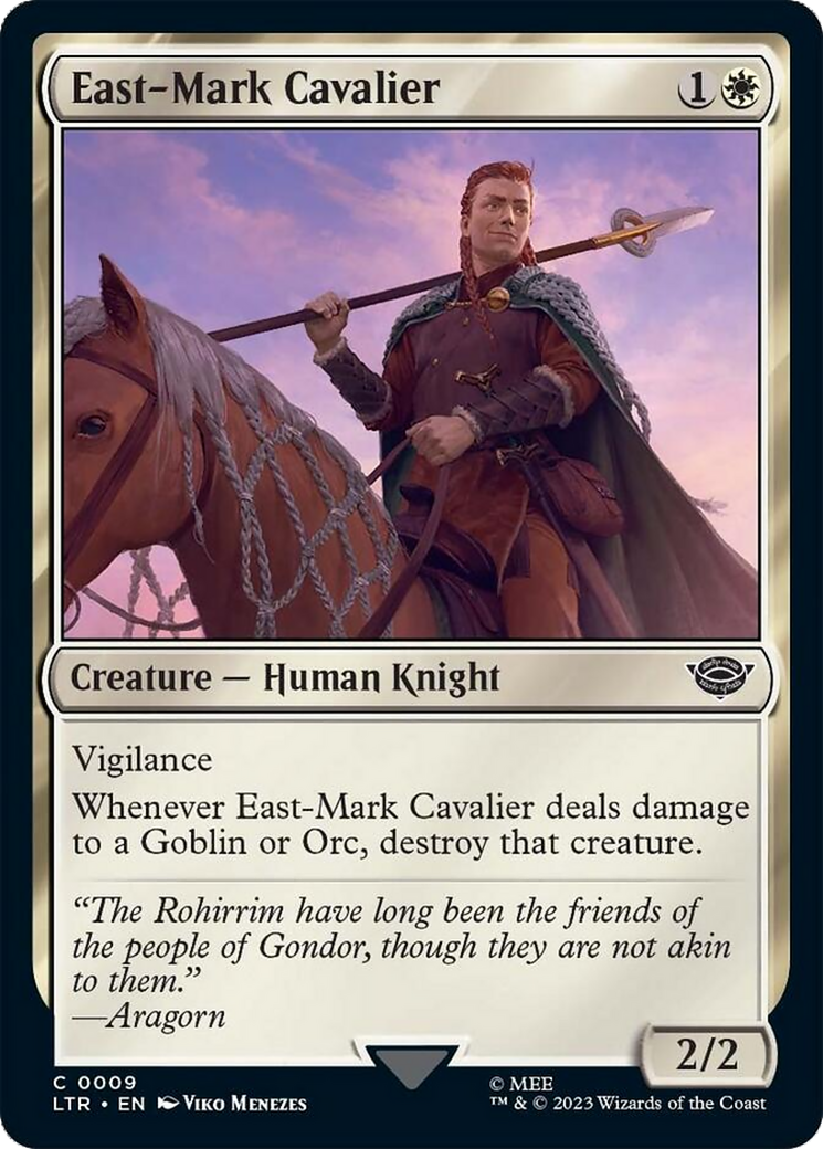 East-Mark Cavalier [The Lord of the Rings: Tales of Middle-Earth] | Silver Goblin