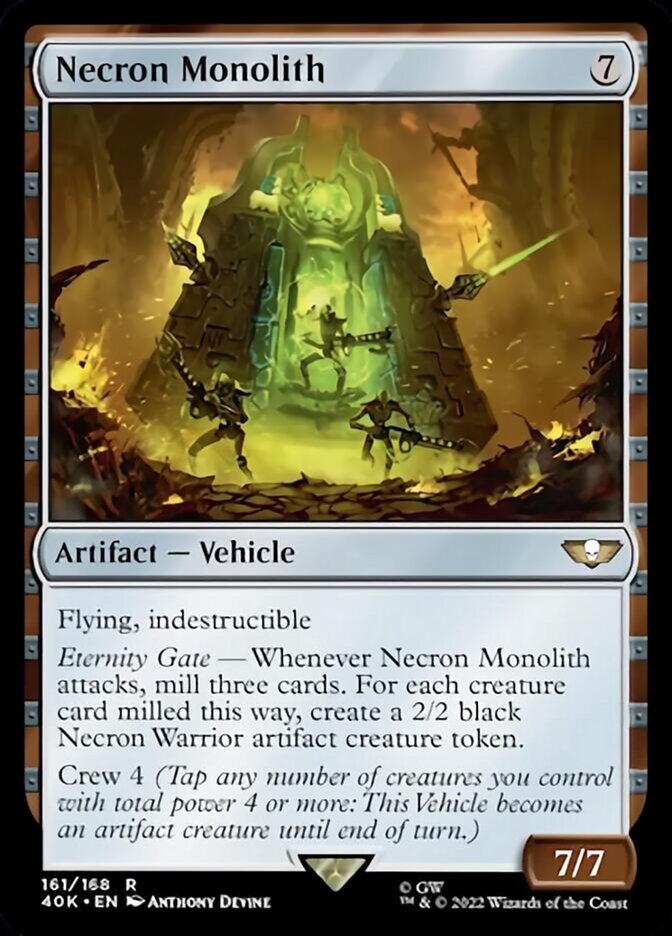 Necron Monolith (Surge Foil) [Warhammer 40,000] | Silver Goblin