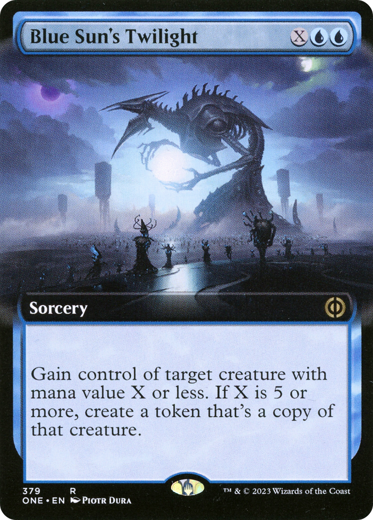 Blue Sun's Twilight (Extended Art) [Phyrexia: All Will Be One] | Silver Goblin