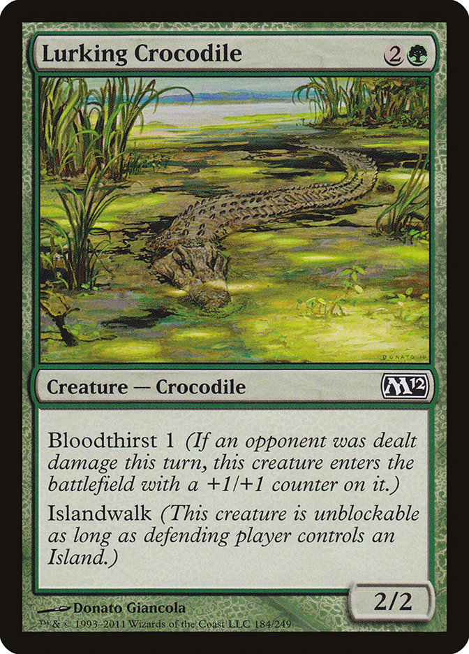 Lurking Crocodile [Magic 2012] | Silver Goblin