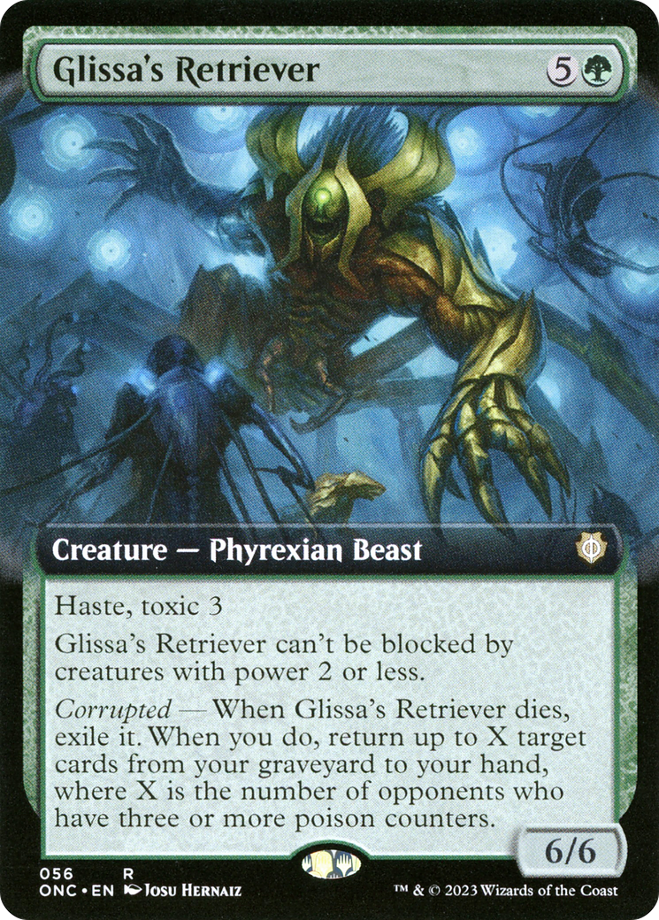 Glissa's Retriever (Extended Art) [Phyrexia: All Will Be One Commander] | Silver Goblin