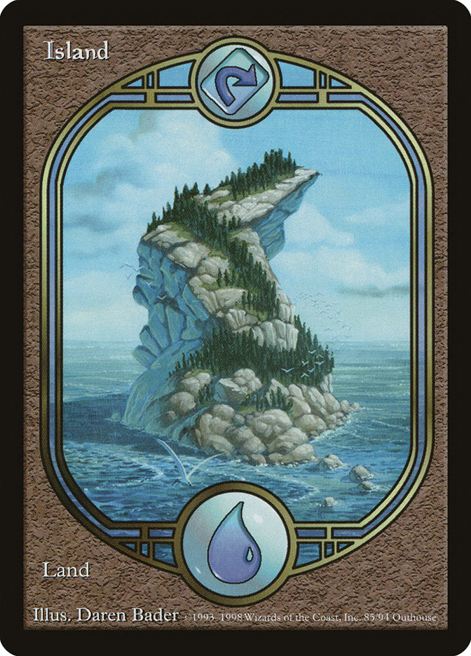 Island (85) [Unglued] | Silver Goblin