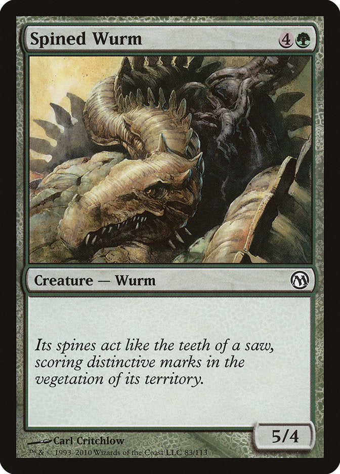 Spined Wurm [Duels of the Planeswalkers] | Silver Goblin