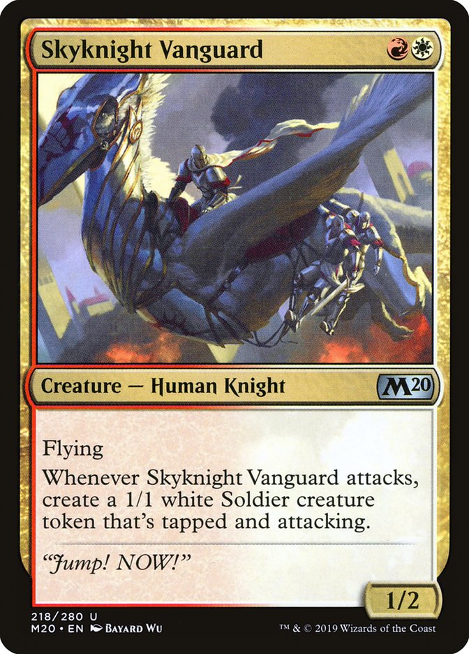Skyknight Vanguard [Core Set 2020] | Silver Goblin