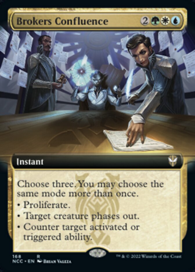 Brokers Confluence (Extended Art) [Streets of New Capenna Commander] | Silver Goblin