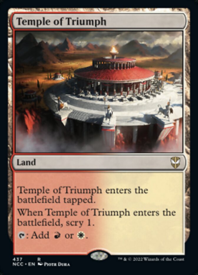 Temple of Triumph [Streets of New Capenna Commander] | Silver Goblin