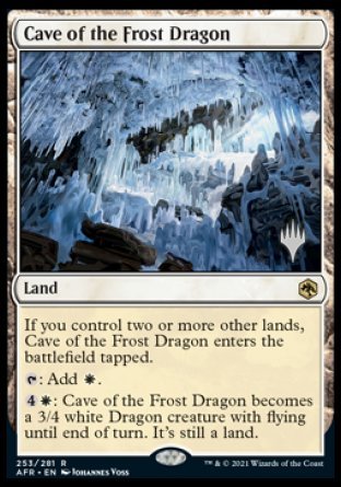 Cave of the Frost Dragon (Promo Pack) [Dungeons & Dragons: Adventures in the Forgotten Realms Promos] | Silver Goblin