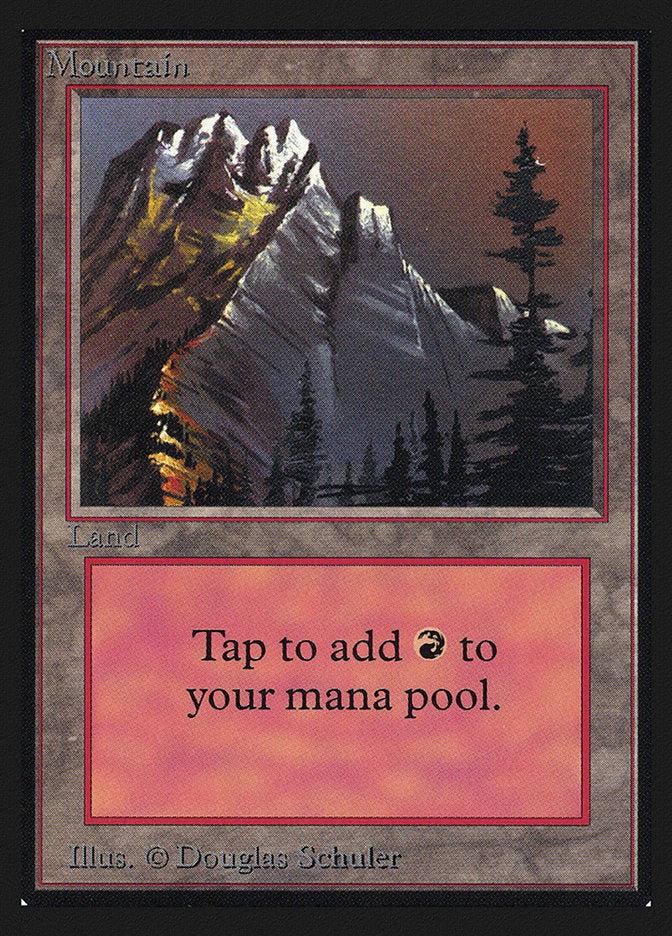 Mountain (Snow Top / Highest Point on Left) [International Collectors' Edition] | Silver Goblin