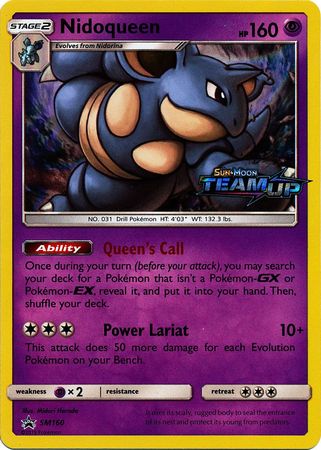 Nidoqueen (SM160) (Staff) [Sun & Moon: Black Star Promos] | Silver Goblin