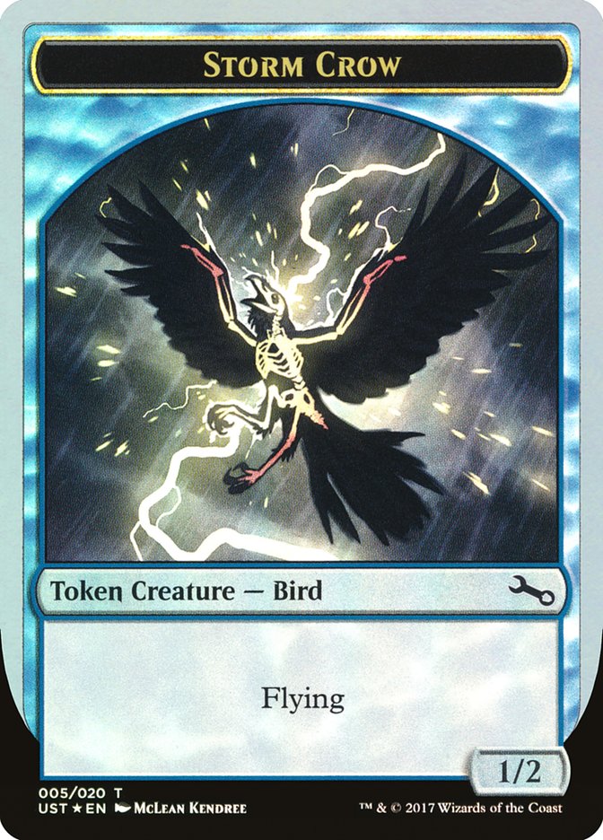 Storm Crow Token [Unstable Tokens] | Silver Goblin