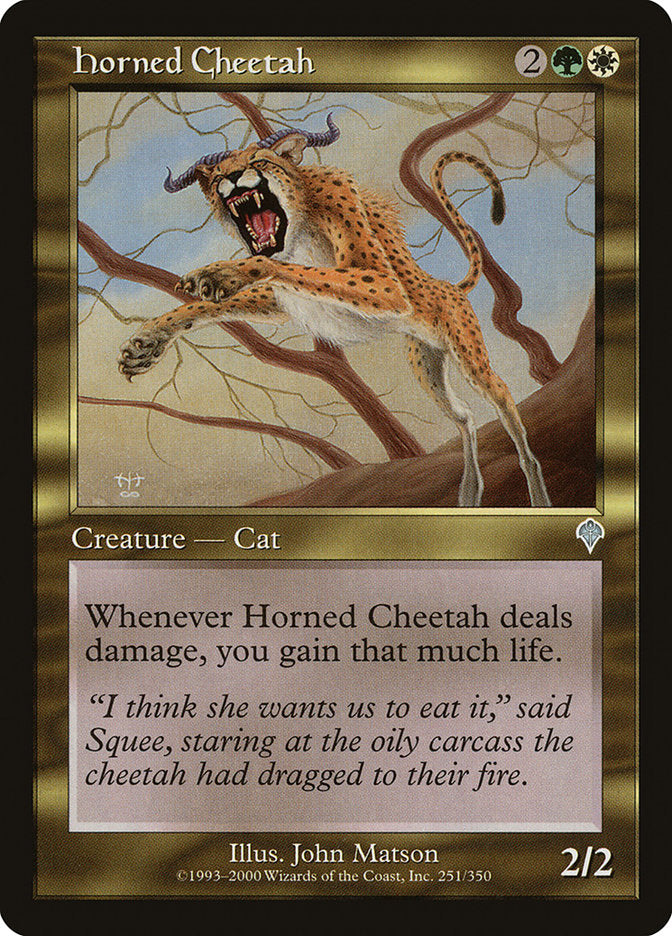 Horned Cheetah [Invasion] | Silver Goblin