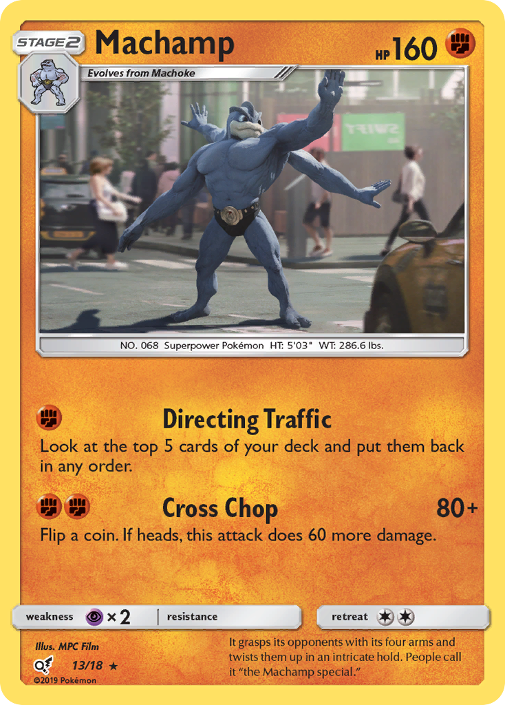 Machamp (13/18) [Sun & Moon: Detective Pikachu] | Silver Goblin