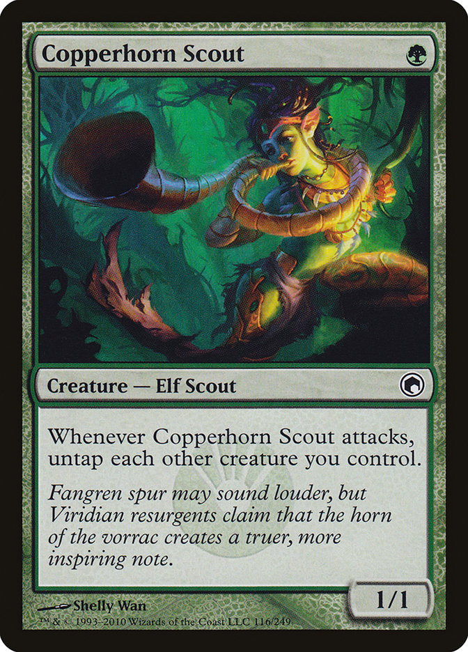 Copperhorn Scout [Scars of Mirrodin] | Silver Goblin