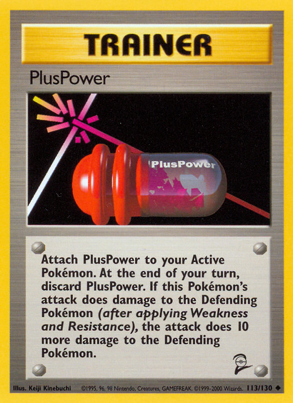 PlusPower (113/130) [Base Set 2] | Silver Goblin