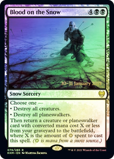 Blood on the Snow [Kaldheim Prerelease Promos] | Silver Goblin