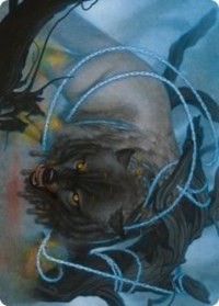 Bind the Monster Art Card [Kaldheim Art Series] | Silver Goblin