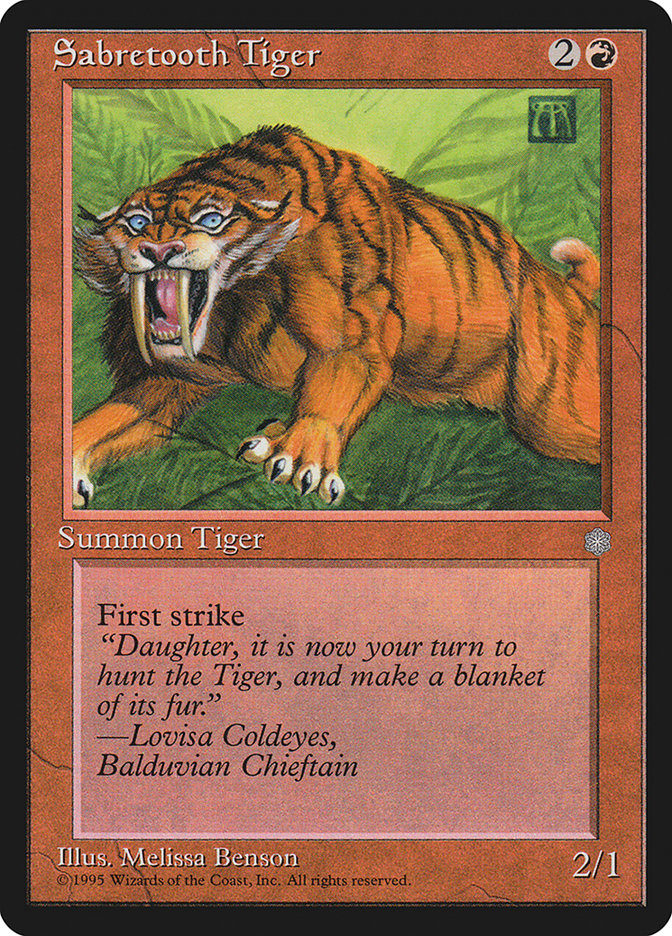 Sabretooth Tiger [Ice Age] | Silver Goblin