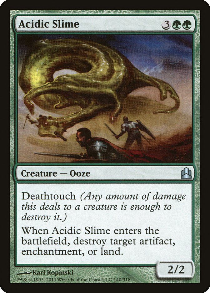 Acidic Slime [Commander 2011] | Silver Goblin