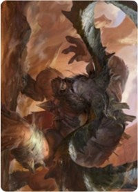 Moraug, Fury of Akoum Art Card [Zendikar Rising Art Series] | Silver Goblin