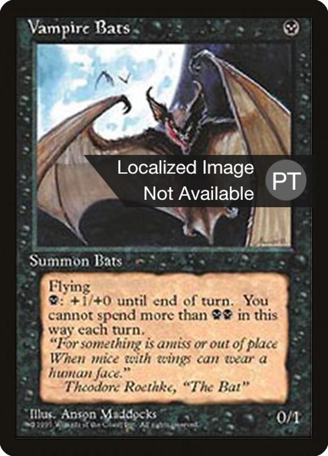 Vampire Bats [Fourth Edition (Foreign Black Border)] | Silver Goblin
