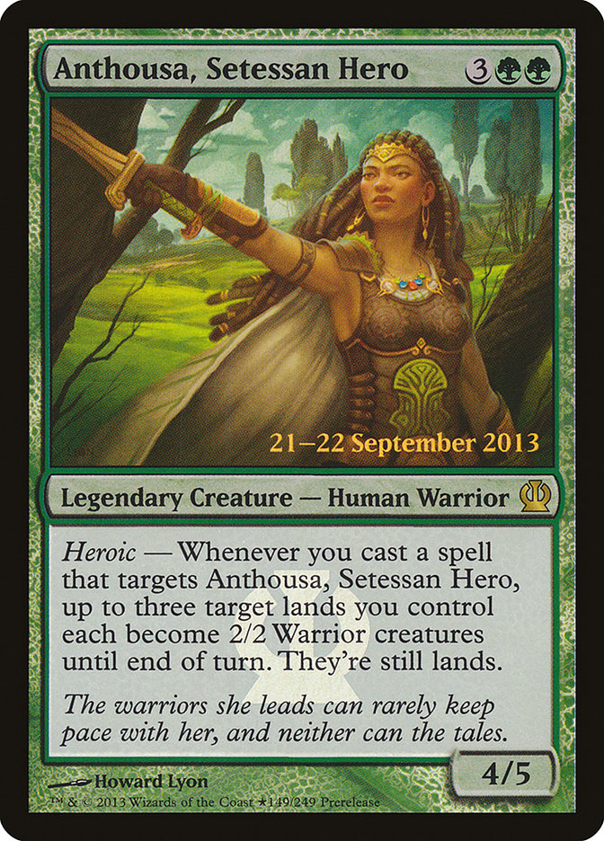 Anthousa, Setessan Hero [Theros Prerelease Promos] | Silver Goblin