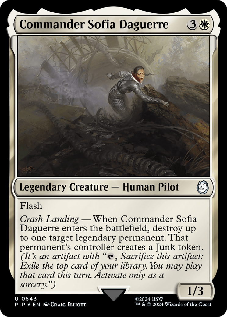 Commander Sofia Daguerre (Surge Foil) [Fallout] | Silver Goblin