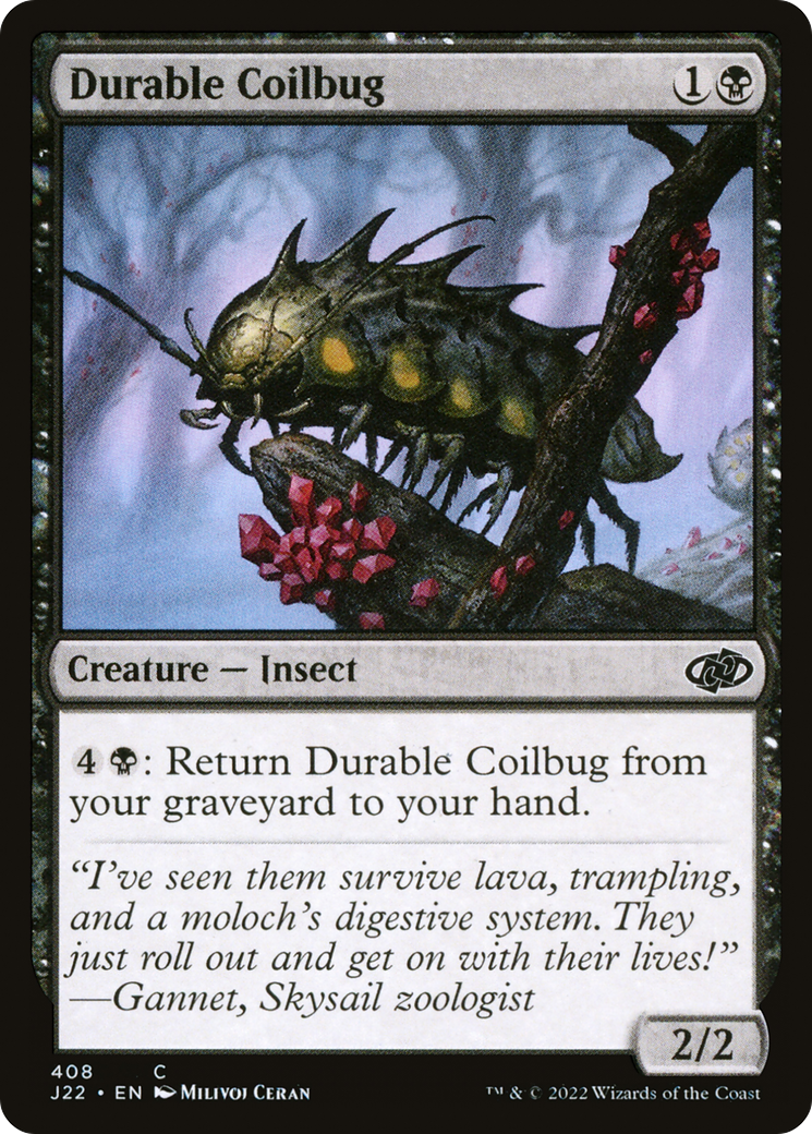 Durable Coilbug [Jumpstart 2022] | Silver Goblin